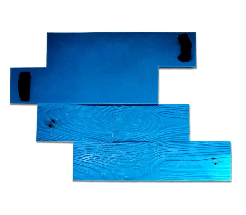 Polymolds Concrete texture stamp POLYURETHANE mat printing on cement Board WOODEN PLANK - Image 2